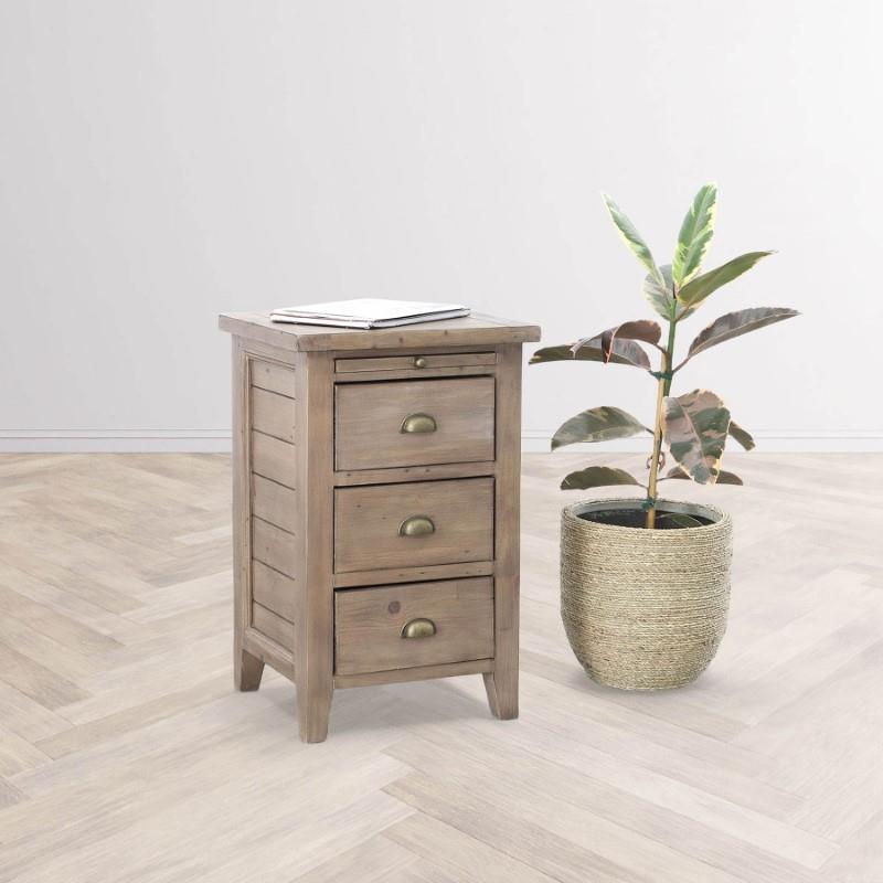 Irish Coast 3-Drawer Nightstand