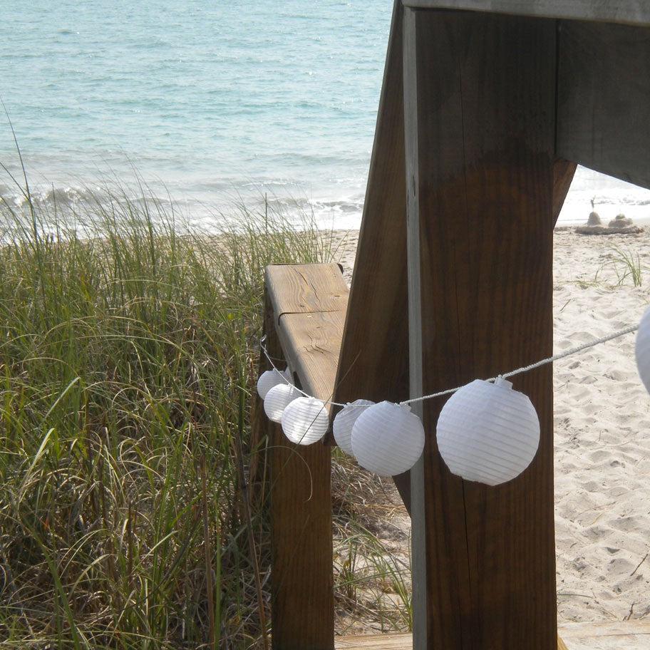 Allsop Soji Solar String Lights, White