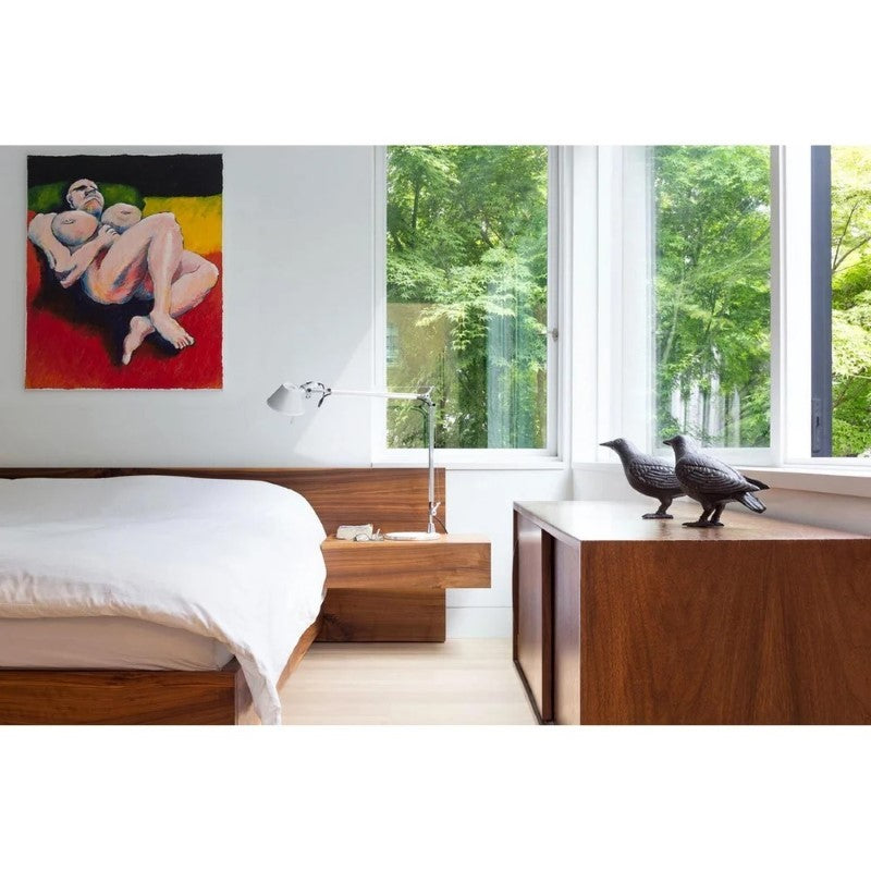 Cast Iron Crow with Head Down - Large