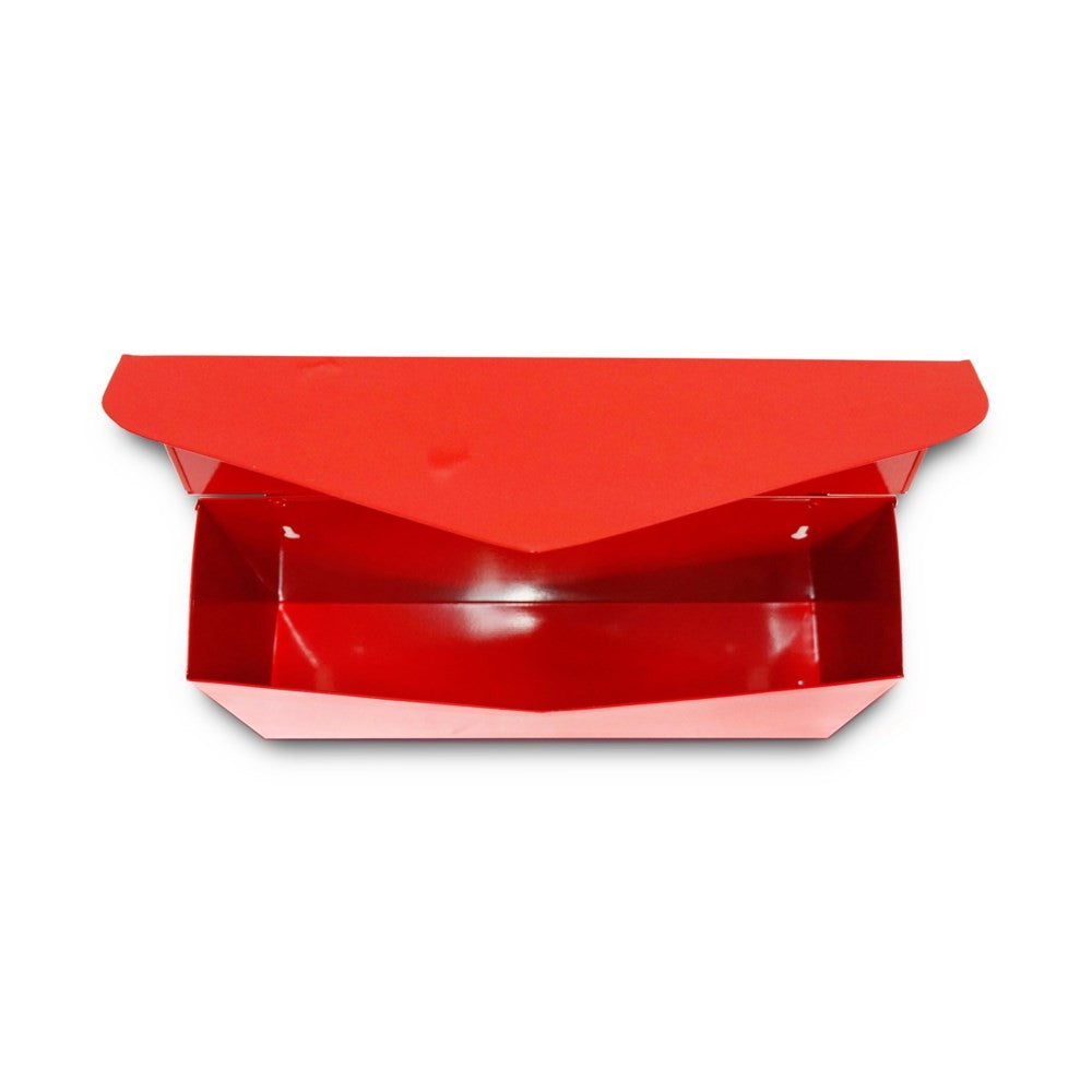 Red Long Envelope Mailbox