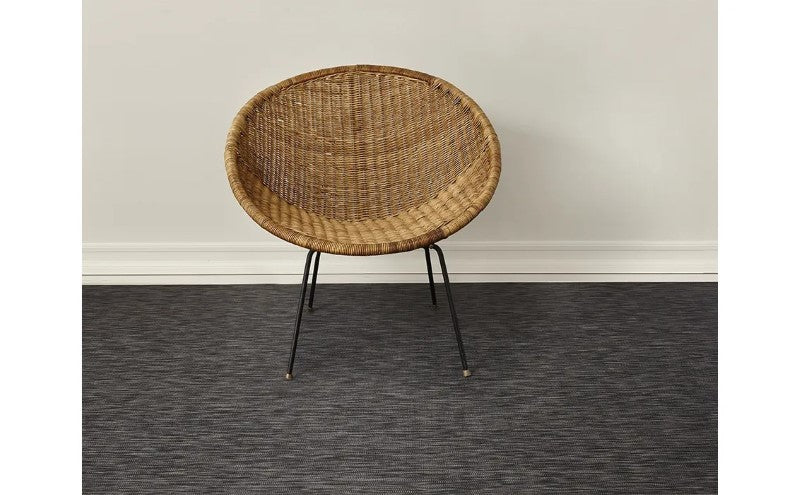 Chilewich Ikat Woven Floor Mat, Deep Grey