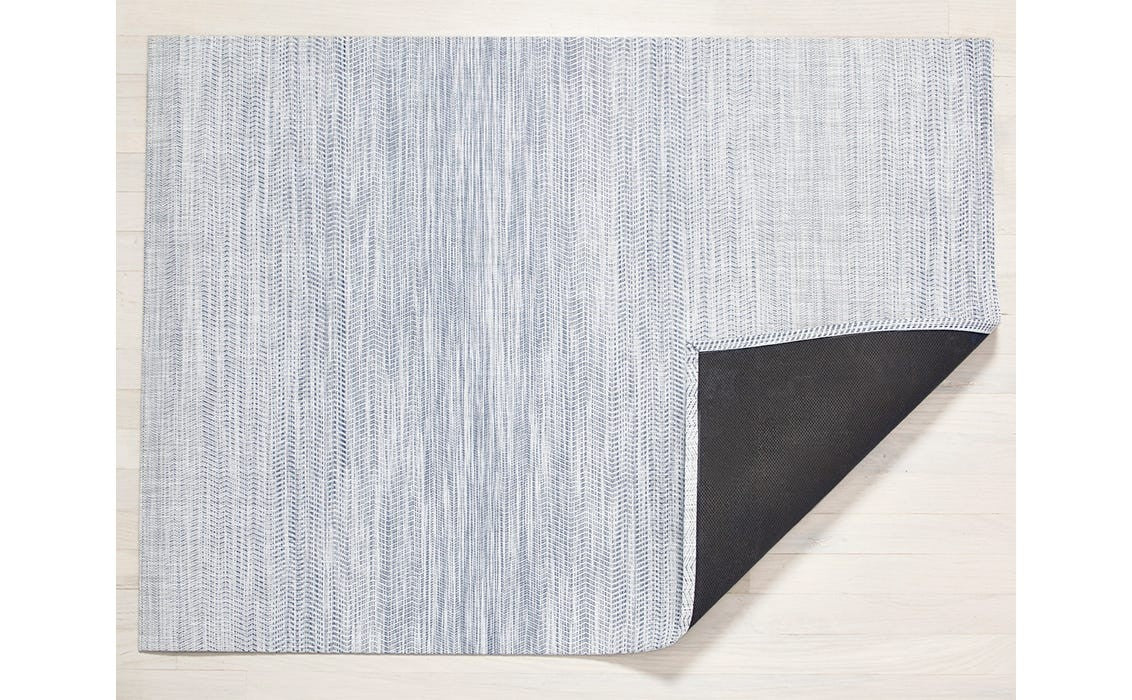 Chilewich Wave Woven Floor Mat, Blue