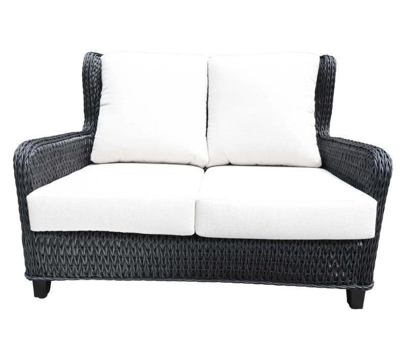 Hudson Outdoor Wing Loveseat