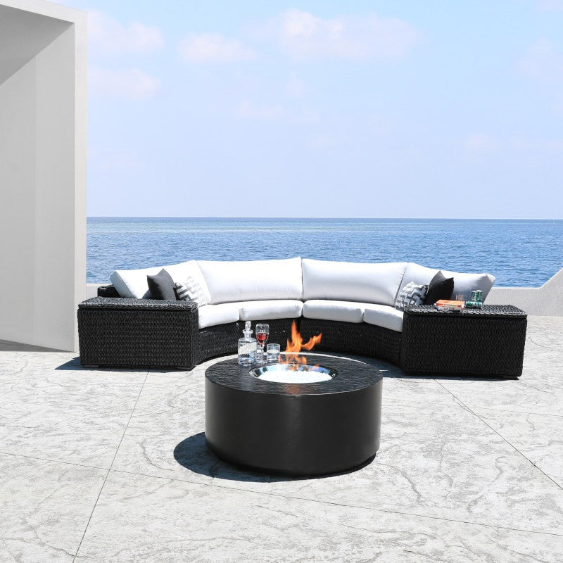 Mesa 42&quot;D x 19&quot;H Outdoor Round Firepit