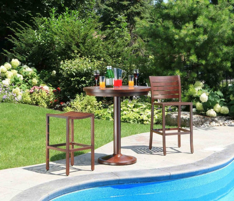 Monaco Round Pedestal Bar Table ( 6 sizes available )
