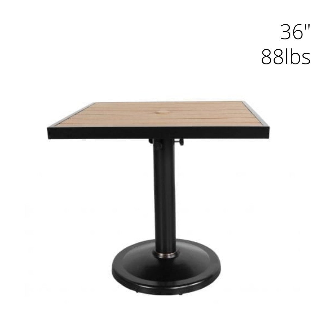 Kensington Outdoor Square Pedestal Bar Table