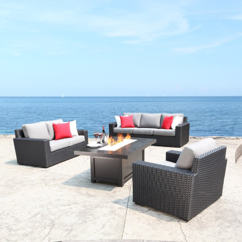 Venice 50&quot;W x 32&quot;D x 22&quot;H Outdoor Firepit