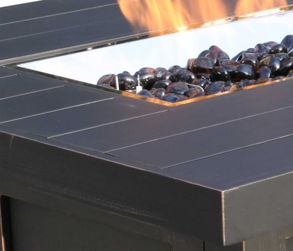 Monaco 58"W x 38"D x 24"H Outdoor Firepit