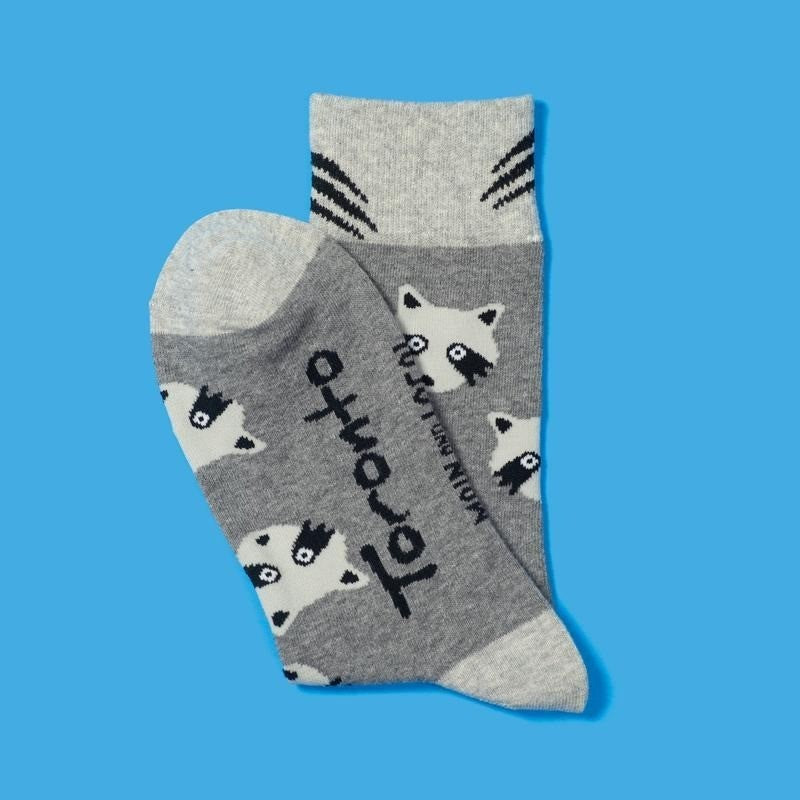 Main and Local Raccoon Socks