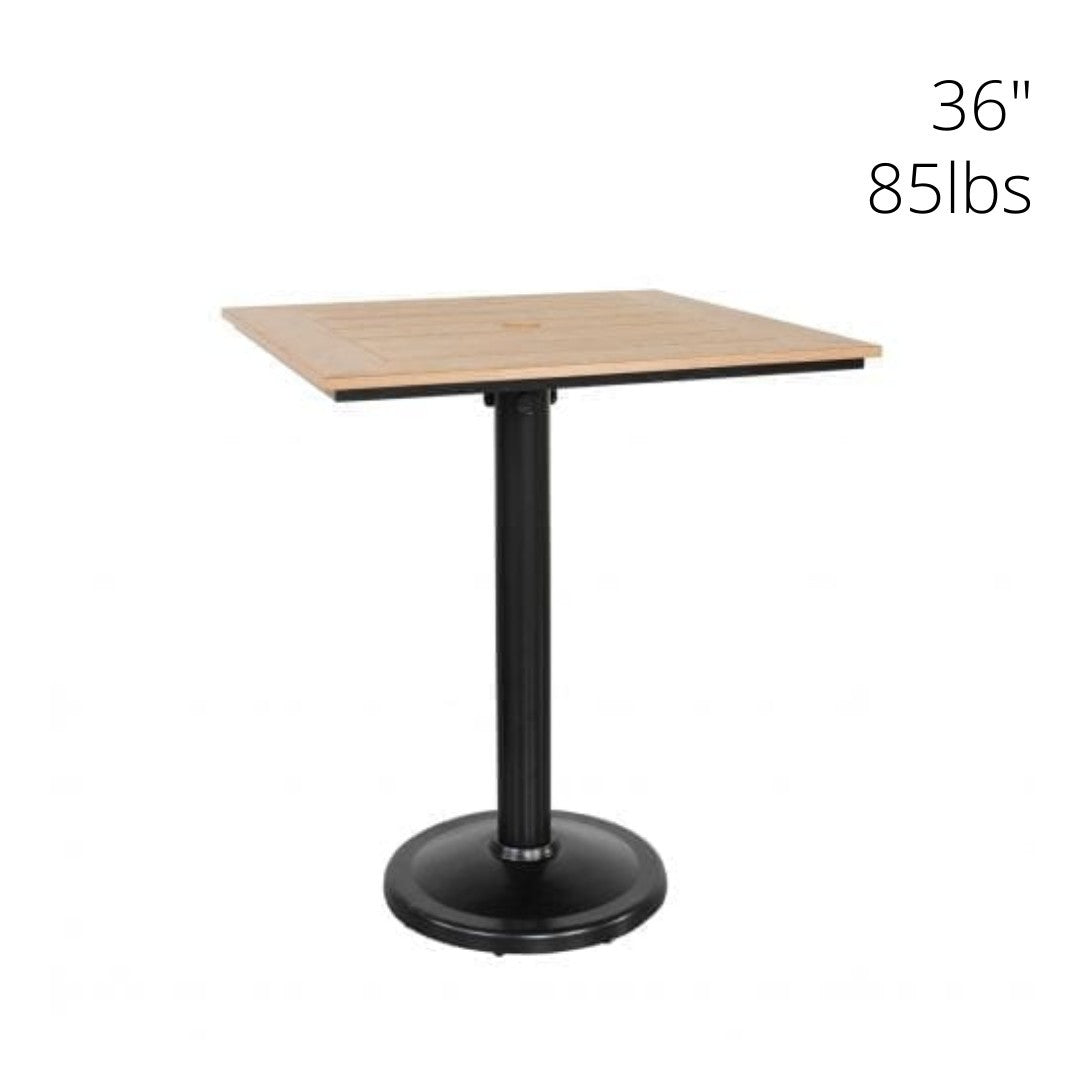 Skye Outdoor Square Pedestal Balcony Table
