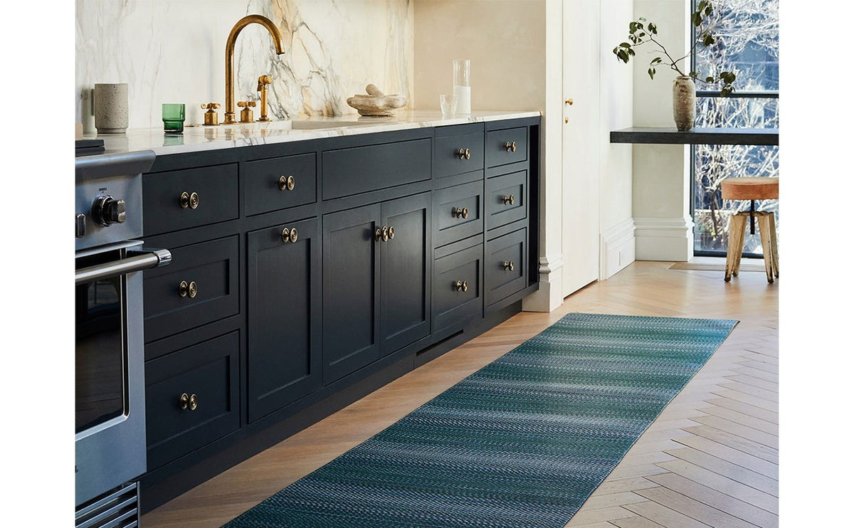 Chilewich Quill Woven Mat, Forest