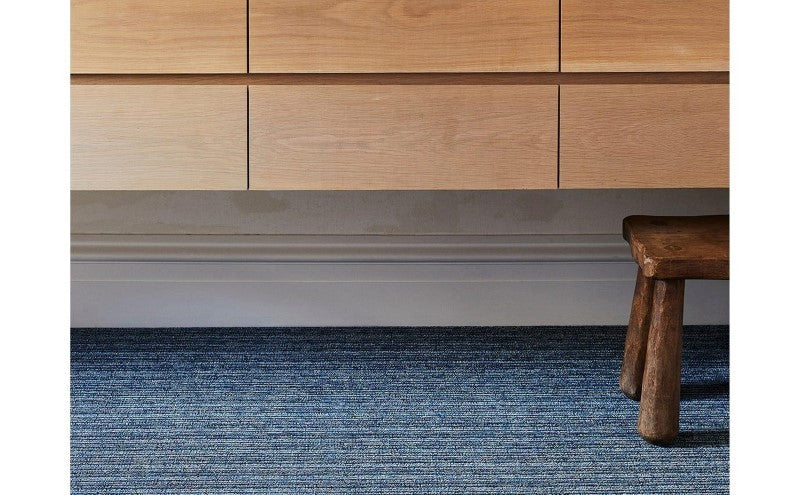 Chilewich Indoor/Outdoor Skinny Stripe Shag Mat, Forest