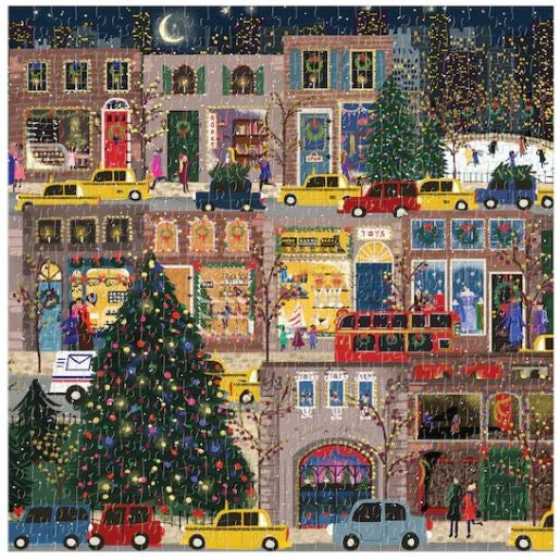 Winter Lights Foil Puzzle, 500 Piece