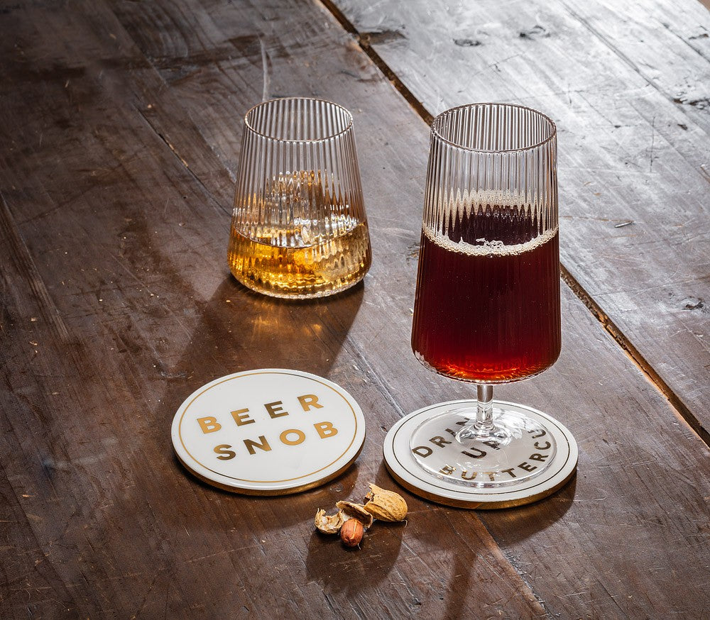 Drink Up Buttercup Ceramic Coaster