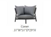 Merida Outdoor 4 Piece Sectional Set