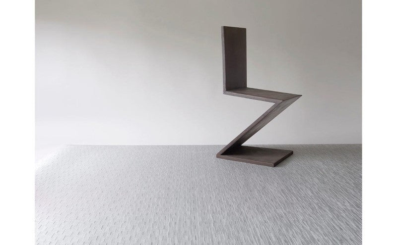 Chilewich Bamboo Woven Floor Mat, Moonlight