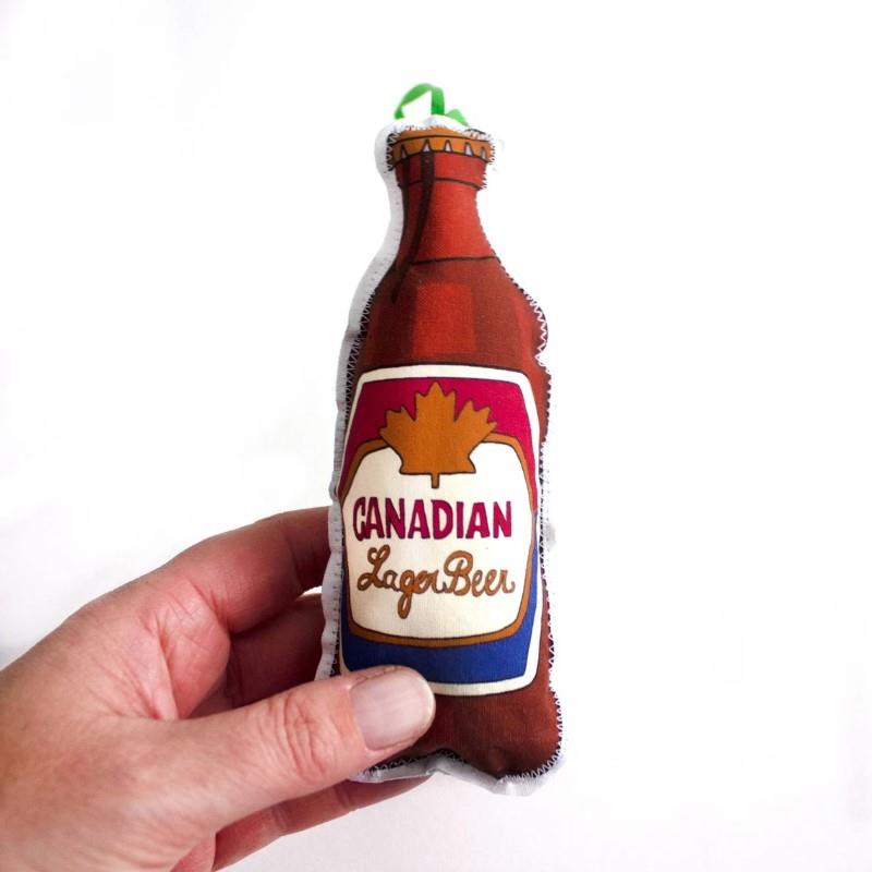 Canadian Beer Ornament