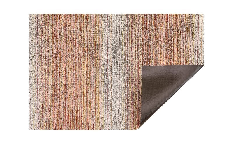 Chilewich Indoor/Outdoor Fade Stripe Shag Mat, Sunrise