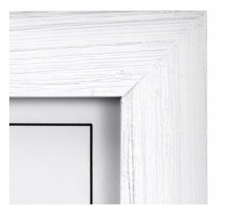 Linear White Wash Picture Frame