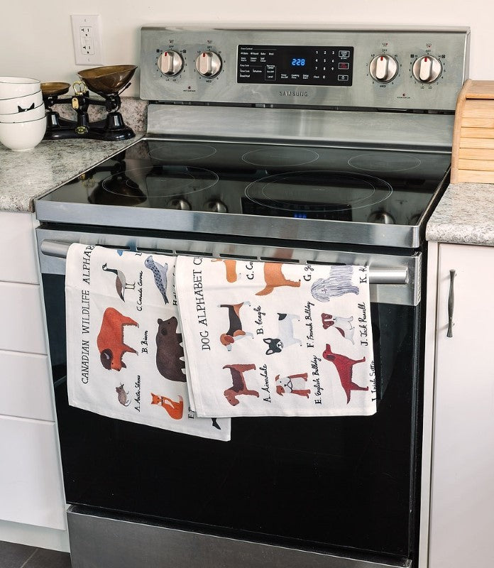 Wildlife Alphabet Cotton Tea Towel