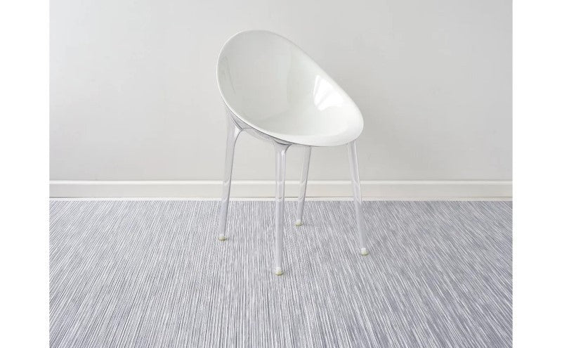 Chilewich Rib Weave Woven Floor Mat, Pearl