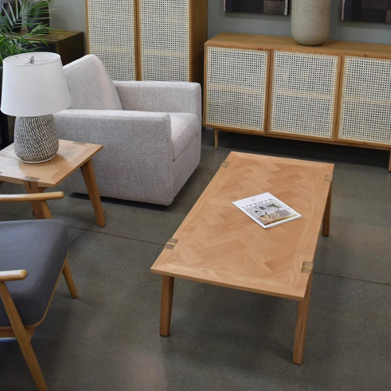 L.H. Imports Colton Coffee Table - Natural