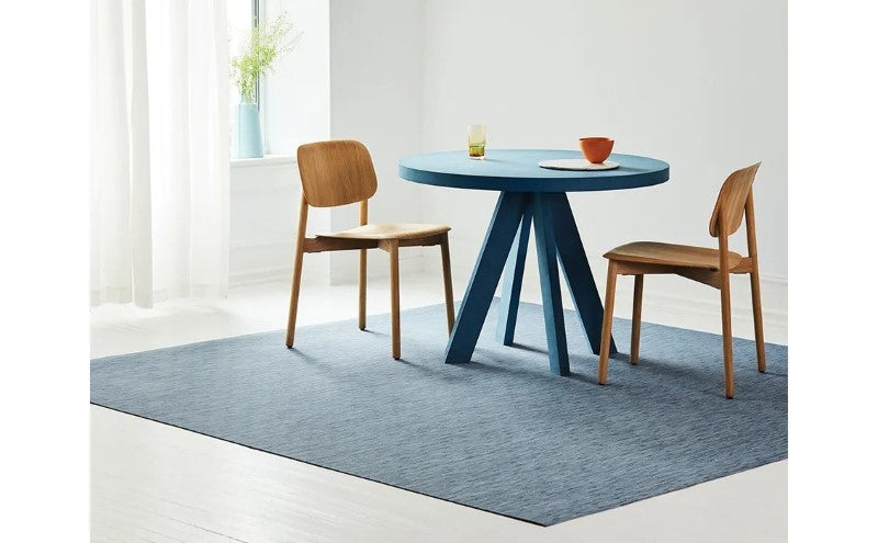 Chilewich Bamboo Woven Floor Mat, Lapis