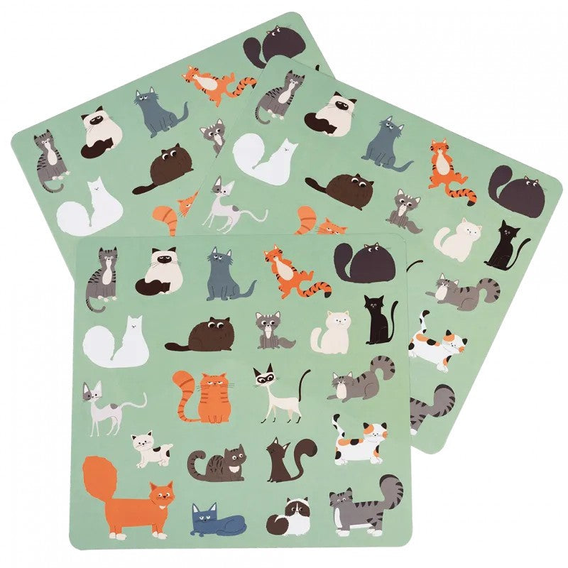 Rex London Nine Lives Stickers, 3 Sheets