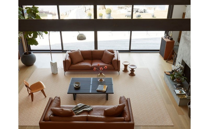 Chilewich Overshot Woven Floor Mat, Butterscotch