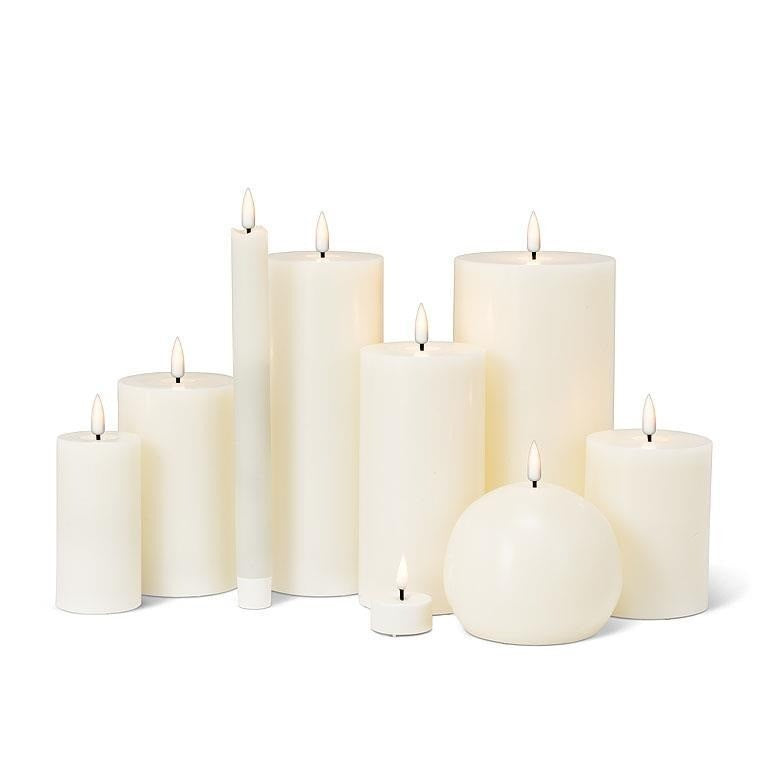 Luxlite Flameless Sand LED Pillar Candle