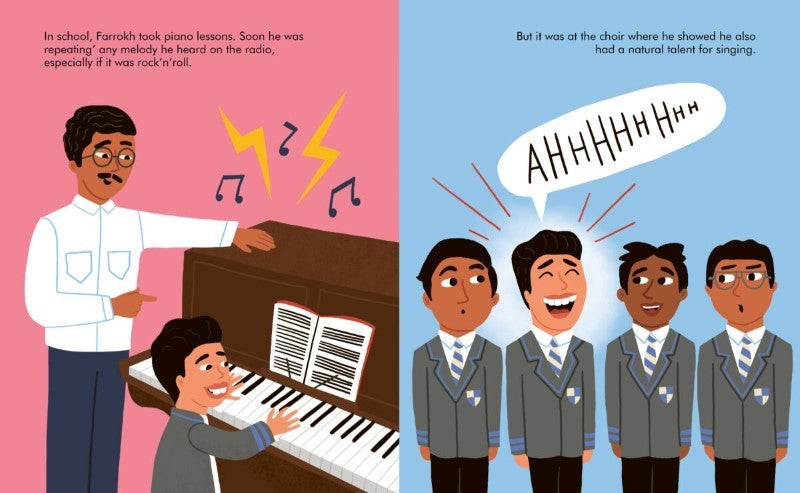 Freddie Mercury - Little People, BIG DREAMS Hardcover Book