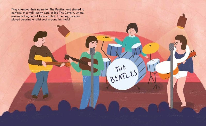 John Lennon - Little People, BIG DREAMS Hardcover Book