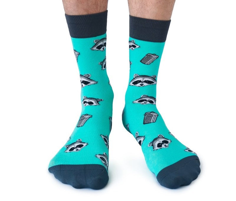 Raccoon Bandit Socks - LG