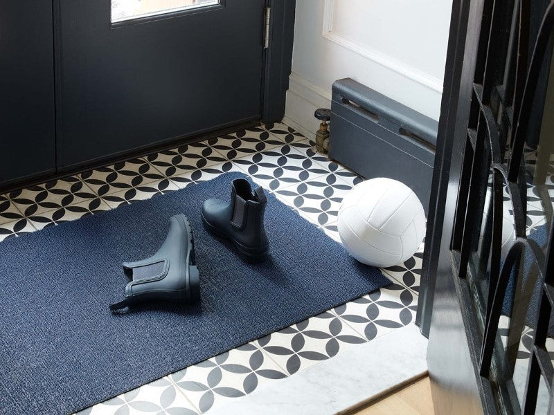 Chilewich Solid Shag Mat, Indigo