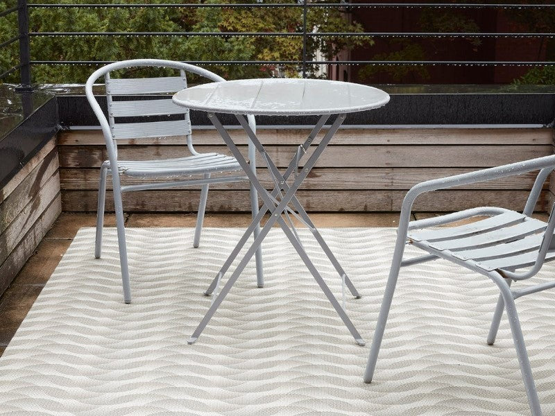 Chilewich Arc Woven Floor Mat, Sesame