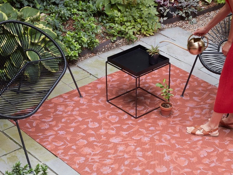 Chilewich Botanic Woven Floor Mat, Madder