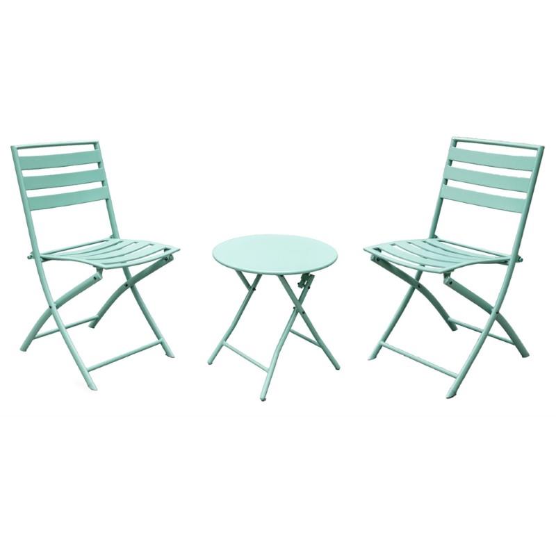Metal Bistro Set of 3
