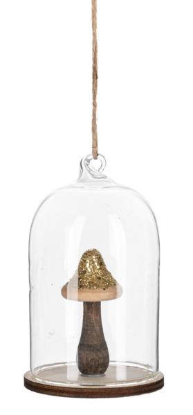 Mushroom Cloche Ornament