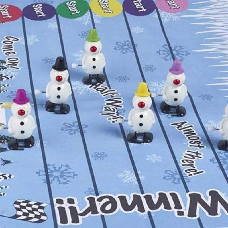 Racing Snowman Christmas Crackers, Set of 6