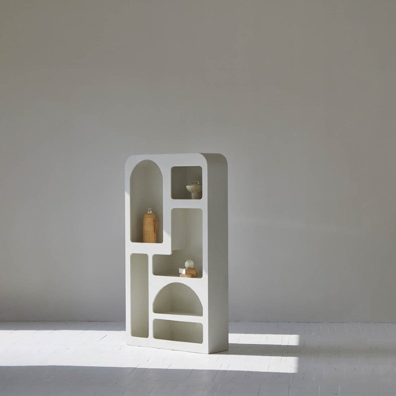 Vinci Micro Cement Bookcase