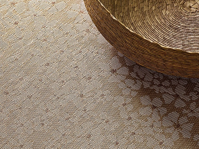 Chilewich Flora Woven Mat, Almond