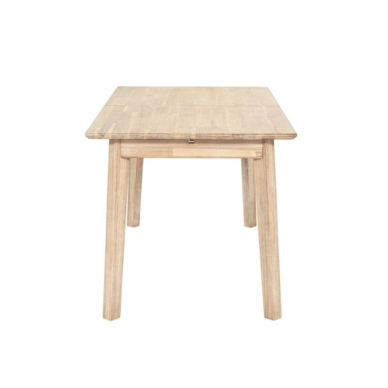 Gia Small Extension Dining Table 55/71” - Light Driftwood