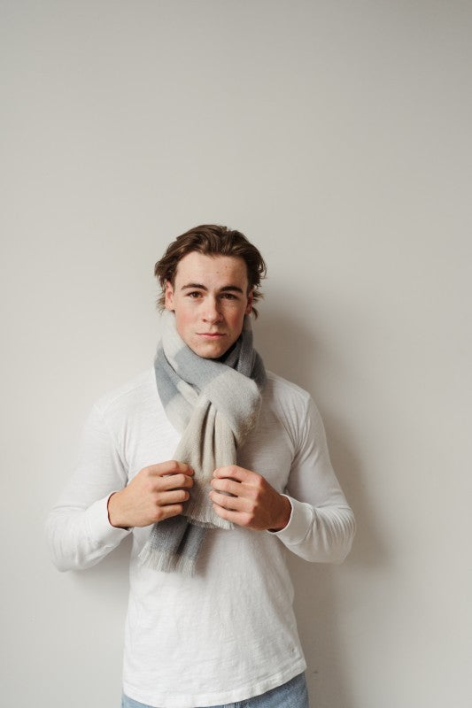 Pokoloko Mood Alpaca Seamless Scarf - Mussel