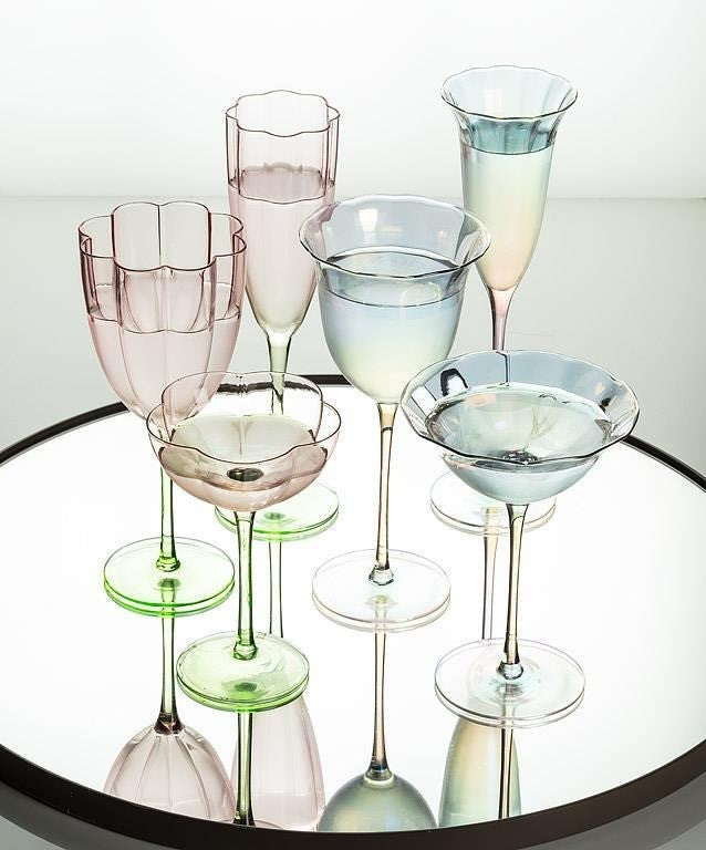 Flower Look Wine Glass