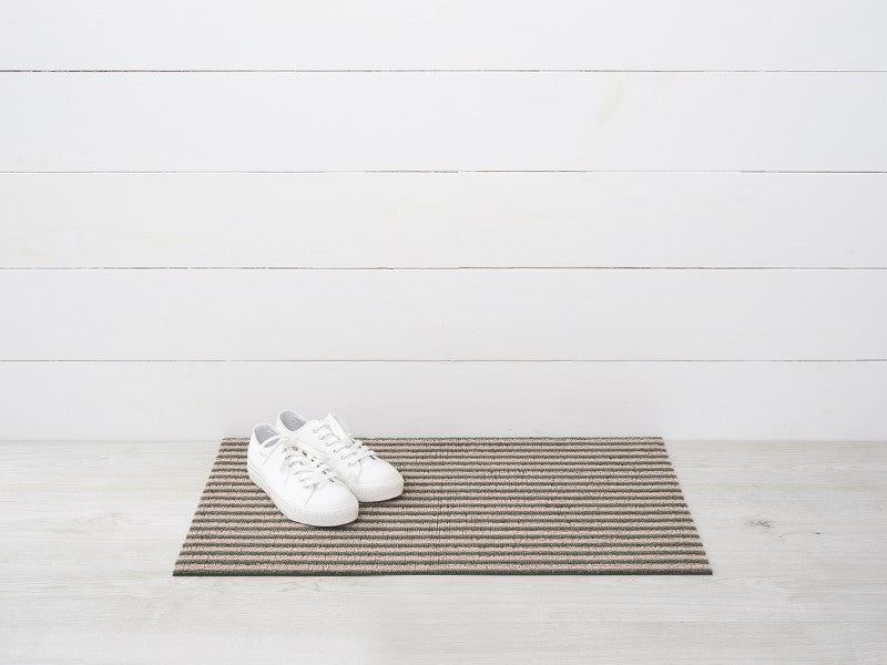 Chilewich Breton Stripe Shag Mat, Malibu