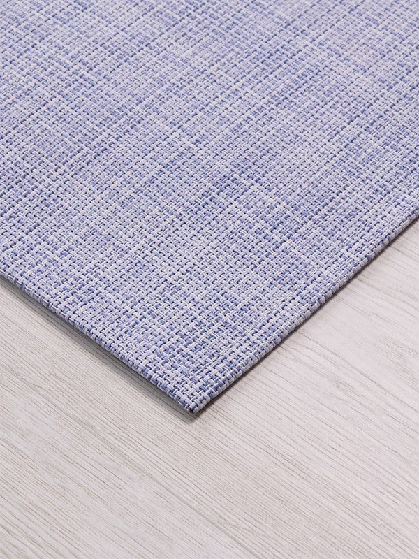 Chilewich Mini Basketweave Woven Floor Mat, Periwinkle
