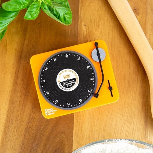 Retro Vinyl Player Kitchen Timer