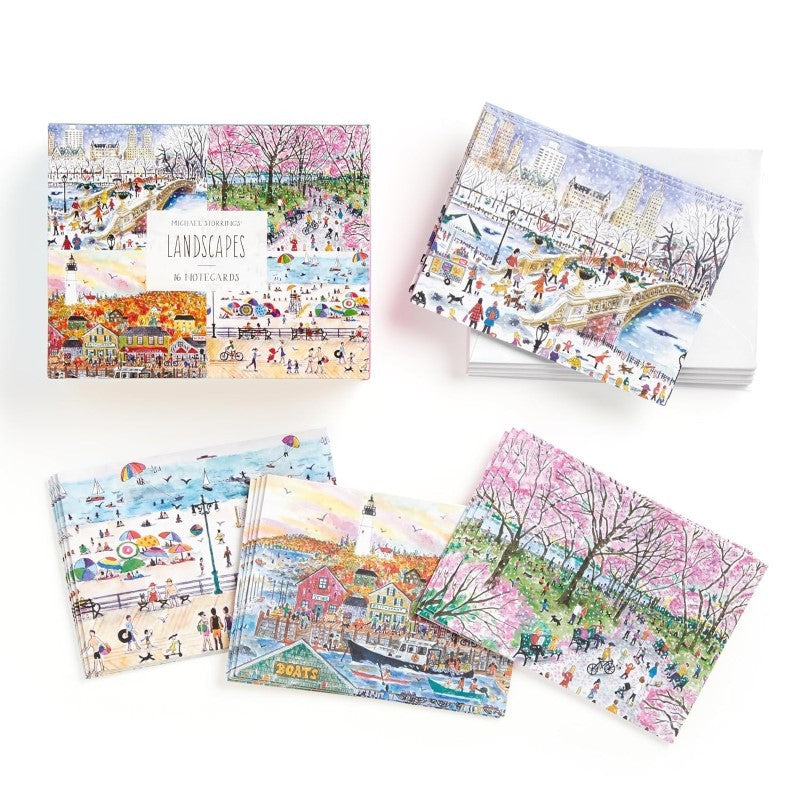 Michael Storrings Landscapes Blank Greeting Card Assortment, Box of 16