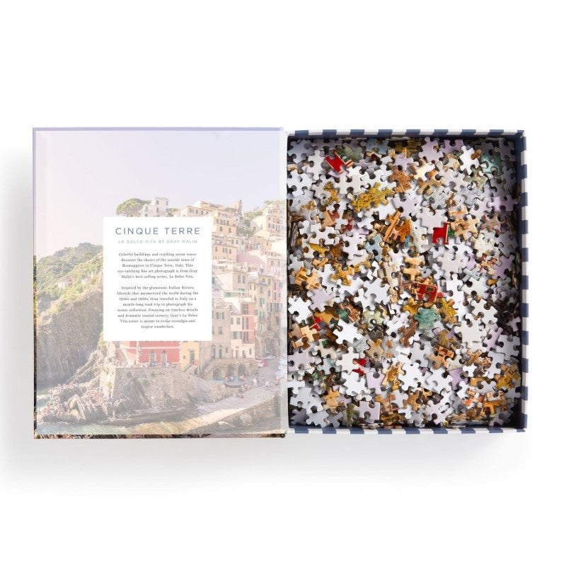 Gray Malin Cinque Terre 1000 Piece Book Puzzle