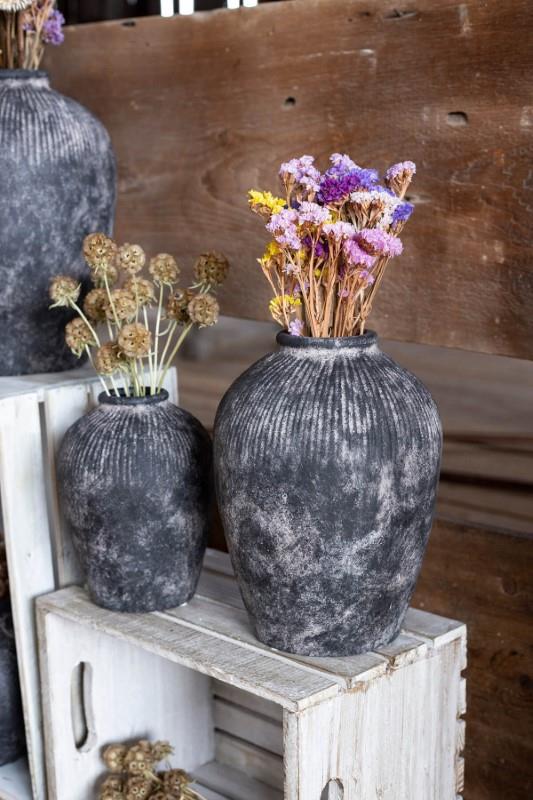 Black Terracotta Vase